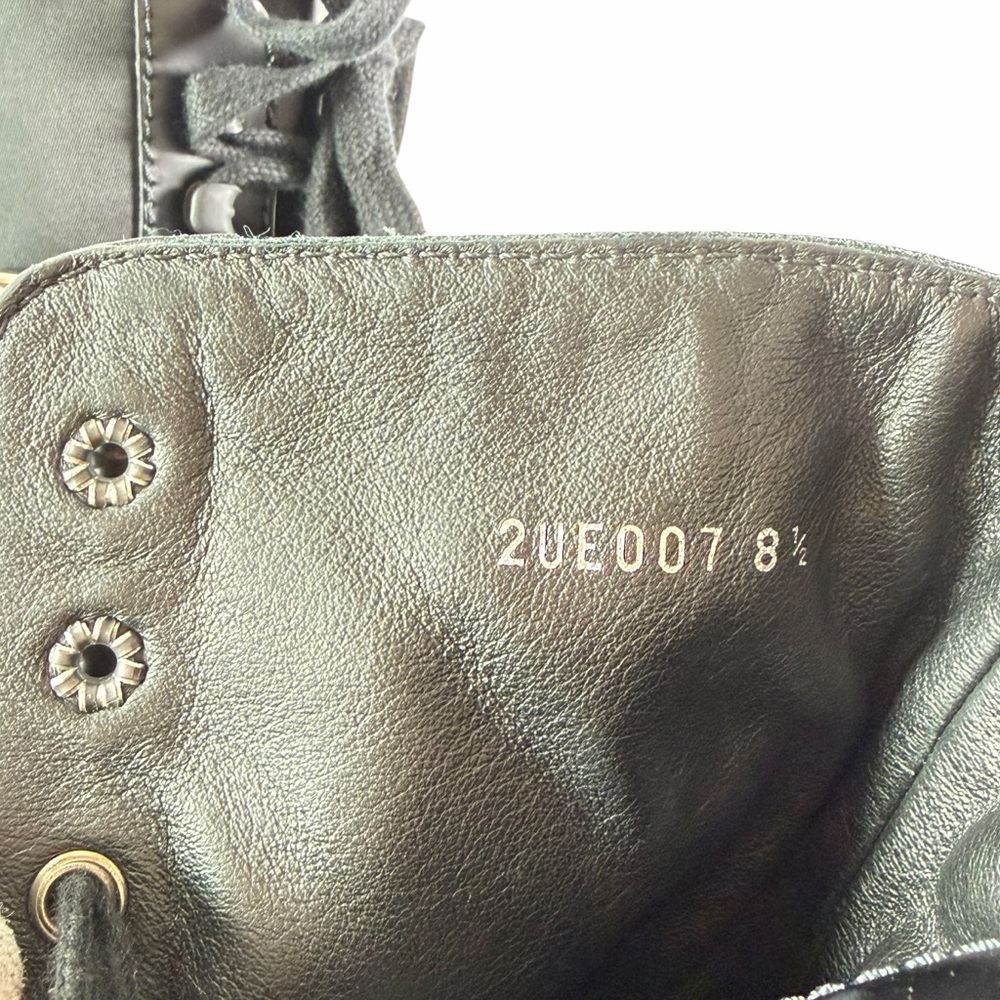 PRADA Re-Nylon White Leather Monolith With Pouch Ankle Men's Boots 8.5UK - 9.5US - Picture 13 of 16